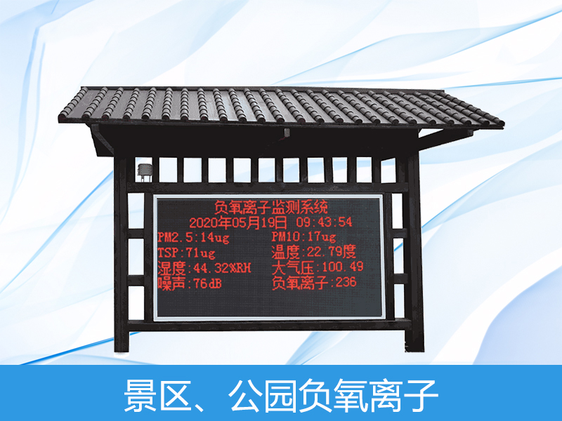 负氧离子监测体系